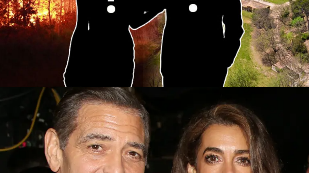 Escaping the Inferno: George and Amal Clooney Flee Their Beloved French Estate Amidst Catastrophic Wildfires